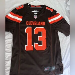 Cleveland Browns Jersey Mens M Odell Beckham Jr Nike On Field NFL OBJ #13